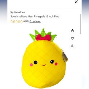 Squishmallows Maui Pineapple 16 inch Plush